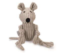 Beeztees Hondenspeelgoed Rib Muis Mousy Grijs