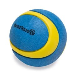 Beeztees Fetch Ball Magnifiek Blauw/Geel Ø 6.3 Cm