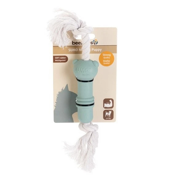 Beeztees Sumo Puppy Mini Fit Bone Groen 2 Beeztees Sumo Puppy Mini Fit Bone Groen - Afbeelding 2