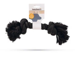 Beeztees Flossytoy 2 Knopen Zwart 11 Beeztees Flossytoy 2 Knopen Zwart -Beeztees Hond Aanbiedingen Winkel 0641311 verp1