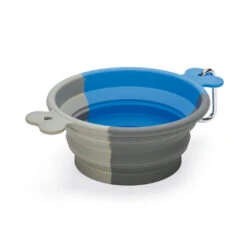 Beeztees Reis Voer- En Drinkbak Rua Blauw 750 Ml