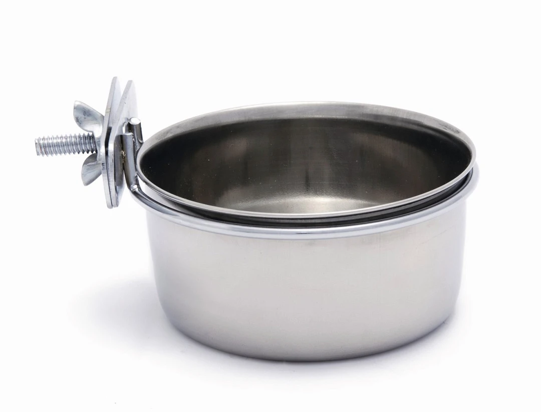 Beeztees CoopCup Inox Met Schroef 1 Beeztees CoopCup Inox Met Schroef