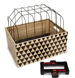 Beeztees Houten Fietsmand Touring Met Kap