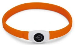 Beeztees Veiligheidshalsband Glowy Oranje