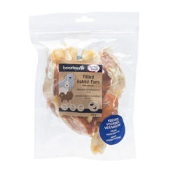 Beeztees Konijnenoren Gevuld Met Kip 250 Gr