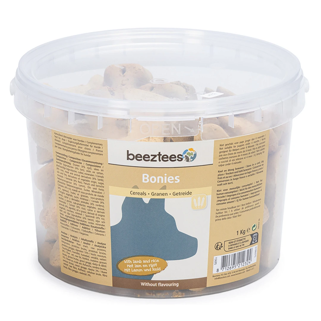 Beeztees Bonies Met Lam & Rijst 1 Kg 1 Beeztees Bonies Met Lam & Rijst 1 Kg