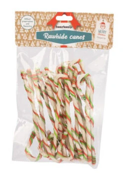 Beeztees Kerst Rawhide Cane 16 St