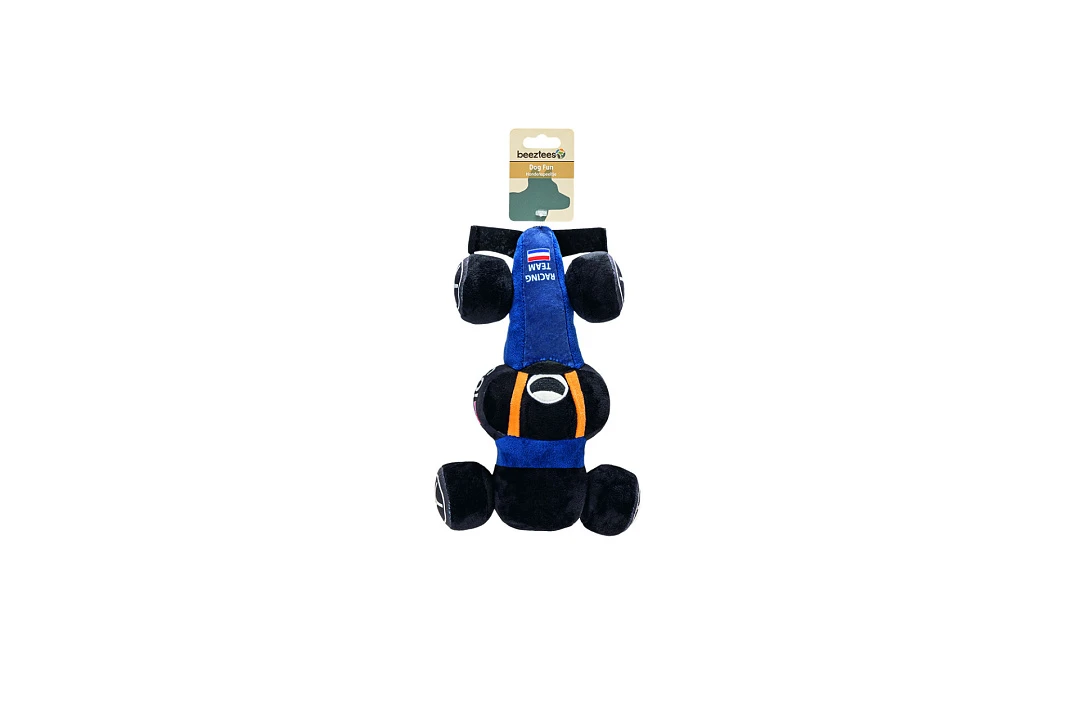 Beeztees Hondenspeelgoed Raceauto Go Blauw 2 Beeztees Hondenspeelgoed Raceauto Go Blauw - Afbeelding 2