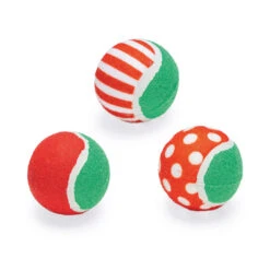 Beeztees Hondenspeelgoed Kerst Tennisballen 3 St