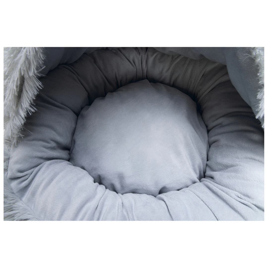 Beeztees Puppy Hondenmand Kiki Grijs Ø 50 X 15 Cm 2 Beeztees Puppy Hondenmand Kiki Grijs Ø 50 X 15 Cm - Afbeelding 2