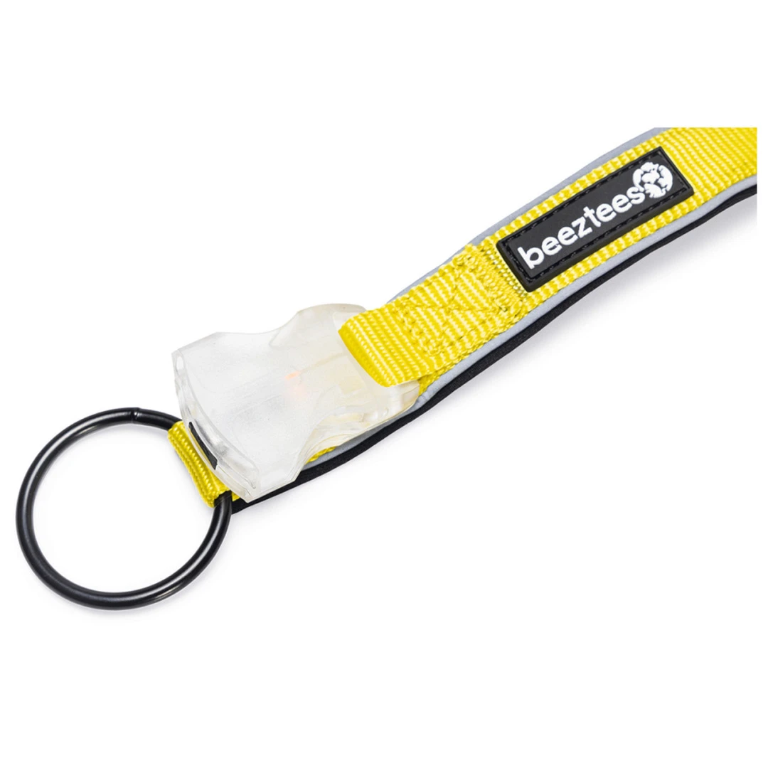 Beeztees Halsband Parinca LED Geel 2 Beeztees Halsband Parinca LED Geel - Afbeelding 2