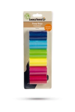 Beeztees Navulling Poepzakhouder 6 X 20 St Regenboog