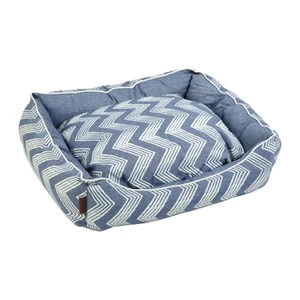Beeztees Hondenmand ZigZag Blauw 80 X 70 X 22 Cm - Afbeelding 2