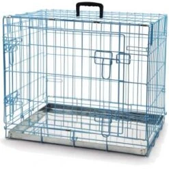 Beeztees Hondenbench 2 Deurs Blauw. 62 X 44 X 49 Cm