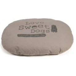Beeztees Hondenkussen Ovaal Sweet Dogs Mokka 95 X 75 Cm