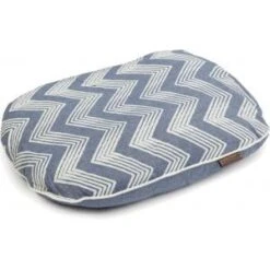 Beeztees Hondenkussen Ovaal ZigZag Blauw 63 Cm