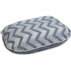 Beeztees Hondenkussen Ovaal ZigZag Blauw 71 Cm