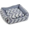 Beeztees Hondenmand ZigZag Blauw 65 X 60 X 20 Cm
