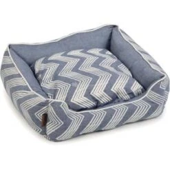Beeztees Hondenmand ZigZag Blauw 65 X 60 X 20 Cm
