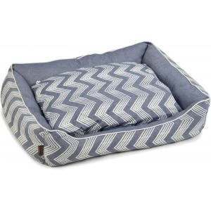 Beeztees Hondenmand ZigZag Blauw 95 X 80 X 25 Cm 1 Beeztees Hondenmand ZigZag Blauw 95 X 80 X 25 Cm