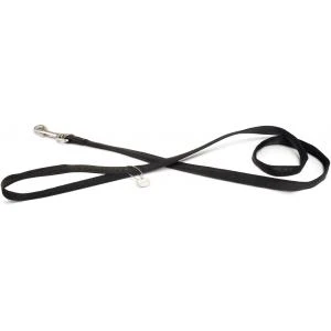 Beeztees Hondenriem Mac Leather 120cm X 15mm Zwart 4 Beeztees Hondenriem Mac Leather 120cm X 15mm Zwart - Afbeelding 4