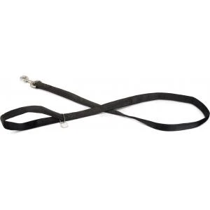 Beeztees Hondenriem Mac Leather 120cm X 25mm Zwart 2 Beeztees Hondenriem Mac Leather 120cm X 25mm Zwart - Afbeelding 2