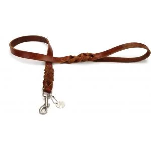 Beeztees Hondenriem Van Leer 100cm X 22mm Bruin 1 Beeztees Hondenriem Van Leer 100cm X 22mm Bruin