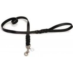 Beeztees Hondenriem Van Leer 130cm X 17mm Zwart