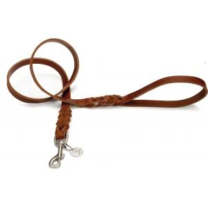 Beeztees Hondenriem Van Leer 130cm X 22mm Bruin 1 Beeztees Hondenriem Van Leer 130cm X 22mm Bruin