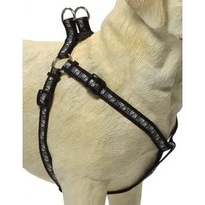 Beeztees Hondentuig Poot Motief 50-80cm Zwart 2 Beeztees Hondentuig Poot Motief 50-80cm Zwart - Afbeelding 2