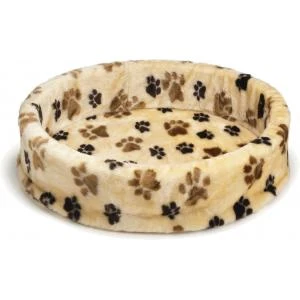 Beeztees Teddy Hondenmand Met Grote Voetprint Creme 80 Cm 1 Beeztees Teddy Hondenmand Met Grote Voetprint Creme 80 Cm