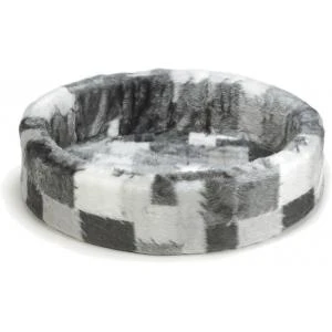 Beeztees Teddy Hondenmand Patch Grijs 60 Cm 1 Beeztees Teddy Hondenmand Patch Grijs 60 Cm